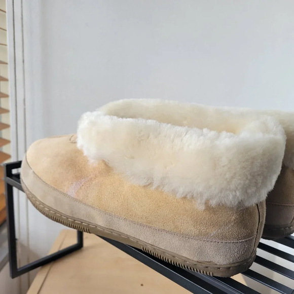 COPY - NWT- 100% GENUINE MEN’S AUSTRALIAN SHEEPSKIN SLIPPERS - (Men’s Size 12) - Picture 7 of 13